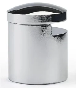 1 X 3/4 Edge Grip Standoffs, Steel, Set Of 4 - Chrome