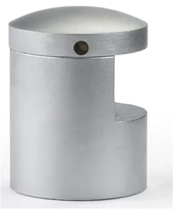 1 X 1/2 Edge Grip Standoffs, Steel, Set Of 4 - Silver