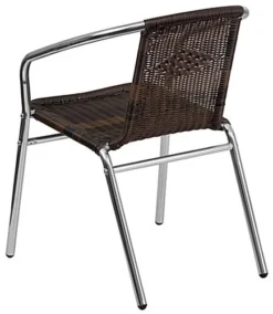 Flash Furniture 17” Seat Height Rattan & Metal Indoor/Outdoor Chair – Dark Brown 6 Flash Furniture 17” Seat Height Rattan & Metal Indoor/Outdoor Chair – Dark Brown -UZI Business Furniture Shop fdcafflrt.ra2 preview