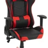 47.2"h Gaming Chair With Adjustable Armrests, Lumbar Support, Tilting Backrest - Red