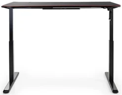 63"w Computer Desk With Height Adjustable Crank, Desk Pad Protector - Black -UZI Business Furniture Shop fdgamedbk.ra3 preview