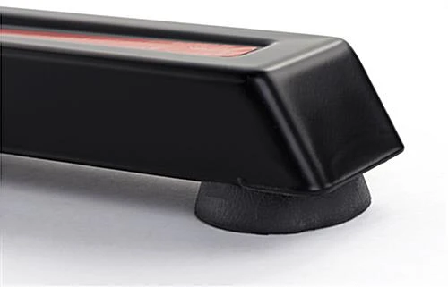 47.25"w Gaming Computer Desk With Z-Shaped Design, Floor Levelers - Black 7 47.25"w Gaming Computer Desk With Z-Shaped Design, Floor Levelers - Black - Image 7