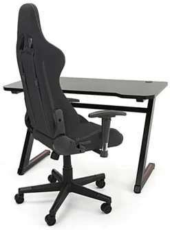 47.25"w Gaming Computer Desk With Z-Shaped Design, Floor Levelers - Black 15 47.25"w Gaming Computer Desk With Z-Shaped Design, Floor Levelers - Black -UZI Business Furniture Shop fdgamezdbk.ra6a preview