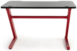47.25"w Gaming Computer Desk With Z-Shaped Design, Floor Levelers - Red 10 47.25"w Gaming Computer Desk With Z-Shaped Design, Floor Levelers - Red -UZI Business Furniture Shop fdgamezdrd.ra2 preview