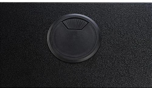 47.25"w Gaming Computer Desk With Z-Shaped Design, Floor Levelers - Black 5 47.25"w Gaming Computer Desk With Z-Shaped Design, Floor Levelers - Black - Image 5