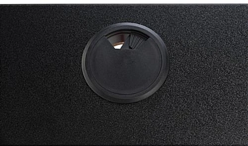 47.25"w Gaming Computer Desk With Z-Shaped Design, Floor Levelers - Black 6 47.25"w Gaming Computer Desk With Z-Shaped Design, Floor Levelers - Black - Image 6