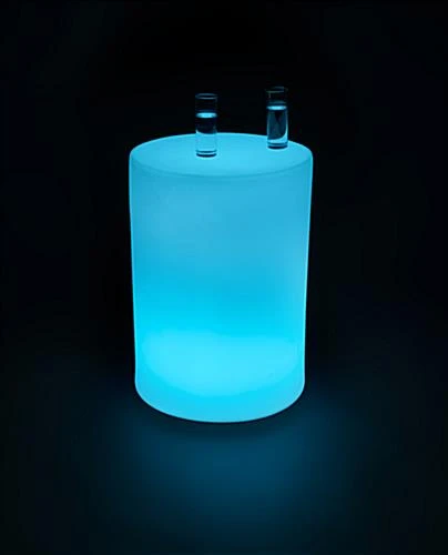 28.75” Round Table W/ LED Lighting, 16 Color Options, Rechargeable Battery - White 2 28.75” Round Table W/ LED Lighting, 16 Color Options, Rechargeable Battery - White - Image 2