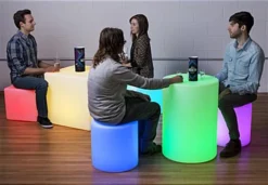 28.75” Round Table W/ LED Lighting, 16 Color Options, Rechargeable Battery - White 10 28.75” Round Table W/ LED Lighting, 16 Color Options, Rechargeable Battery - White -UZI Business Furniture Shop fdled20cr.renv preview