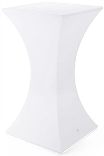 43.25” High-top Table W/ LED Lighting, 16 Color Options, Rechargeable Battery - White 3 43.25” High-top Table W/ LED Lighting, 16 Color Options, Rechargeable Battery - White - Image 3