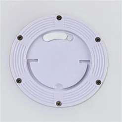 23.5" X 43" Round LED Table, 16 Color Options, Rechargeable Battery - White -UZI Business Furniture Shop fdledaccessory.ra5 preview