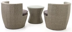3 Piece Wicker Patio Set With Weather-Resistant Build And Stackable Design - Taupe 10 3 Piece Wicker Patio Set With Weather-Resistant Build And Stackable Design - Taupe -UZI Business Furniture Shop fdoutdoor1.ra2 preview