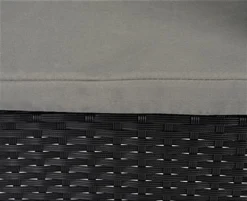 Dining Set W/ 29"h Table, Outdoor, 4 Cushioned Chairs, Synthetic Rattan - Dark Brown -UZI Business Furniture Shop fdoutdset2.ra9 preview