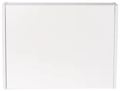 24" W X 18" H Wall Mounted Folding Desk W/ File & Pen Storage, Cork Backer - White -UZI Business Furniture Shop fdwmd1wt.ra6 preview