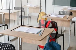 20 X 24 Desktop Sneeze Shield, PVC, Three Panels, Folding, Set Of 10 - Clear -UZI Business Furniture Shop fgcddb24.ra7 preview