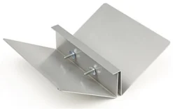 12" Floor Sign Base, Adjustable Clamp - Silver -UZI Business Furniture Shop flrhld12.ra2 preview