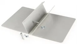 12" Floor Sign Base, Adjustable Clamp - Silver -UZI Business Furniture Shop flrhld12.ra3 preview