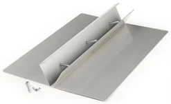 24" Floor Sign Base, Adjustable Clamp - Silver -UZI Business Furniture Shop flrhld24.ra3 preview