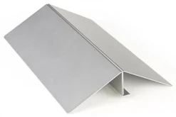 24" Floor Sign Base, Adjustable Clamp - Silver