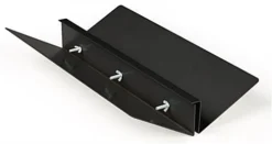 24" Floor Sign Base, Adjustable Clamp - Black -UZI Business Furniture Shop flrhld24bk.ra2 preview