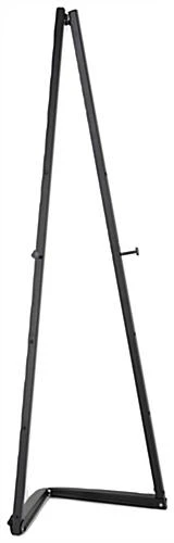 Display Easel For Floor With Bifold Design, 5 Height Settings - Black