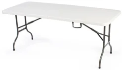 6' Folding Table - White