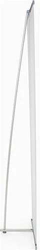L-Shaped Banner Stand For Floor, With 39.5-inch Banner, Portable, Aluminum - Silver 7 L-Shaped Banner Stand For Floor, With 39.5-inch Banner, Portable, Aluminum - Silver - Image 7