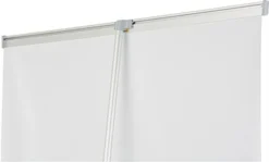 L-Shaped Banner Stand W/ 35.5”w Custom Printed Graphics, Portable - Silver -UZI Business Furniture Shop jblbop90.ra4 preview