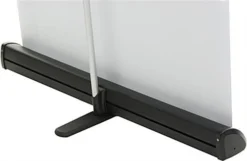 Retractable Banner Stand With 33.5"w Custom Printed Graphics, Portable - Black -UZI Business Furniture Shop jbnrbecp.ra5 preview