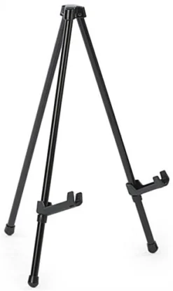 Tabletop Easel, Standard Tripod Design, 10 X 14 - Black