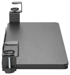 Sliding Keyboard Tray Mount, Max Weight Capacity Of 4.4 Lbs, Screw-Clamps - Black -UZI Business Furniture Shop keybdt07.ra2 preview
