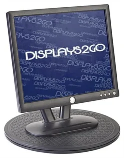 12” Desktop Monitor Stand With 360-degree Swivel Base - Black -UZI Business Furniture Shop lapswiv12.ra4 preview