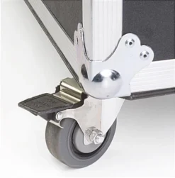 TV Storage Case With Foam Interior For Monitors 46 To 73", Locking Wheels - Black -UZI Business Furniture Shop lcd80case4.ra2 preview