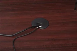 Study Carrel, 32”W X 48”H, Starter Unit, Keyboard Tray, Steel Legs - Mahogany -UZI Business Furniture Shop lcksccssm.ra3 preview