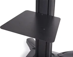 Dual TV Stand, Fits (2) Monitors 37”-60” Side By Side, Adjustable - Black -UZI Business Furniture Shop lm3760bk2b.ra3 preview