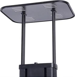 Dual TV Stand, Fits (2) Monitors 37”-60” Side By Side, Adjustable - Black -UZI Business Furniture Shop lm3760bk2b.ra4 preview