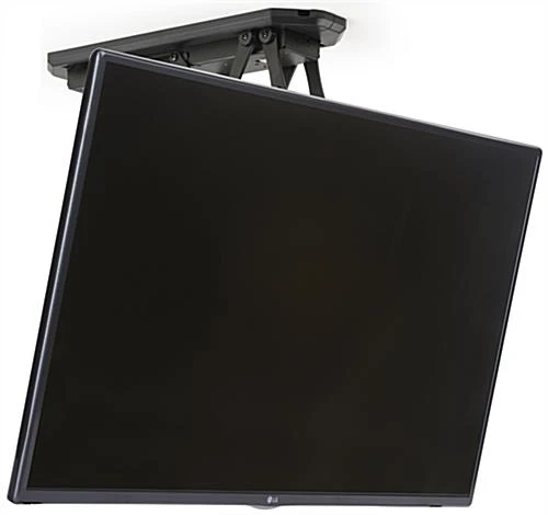 Ceiling TV Mount For Monitors 23"-55”, Motorized, Remote Control Included - Black 2 Ceiling TV Mount For Monitors 23"-55”, Motorized, Remote Control Included - Black - Image 2