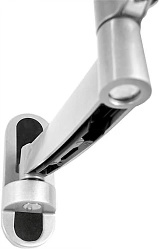 TV Wall Mount For Monitors 13 To 27", Full Motion Articulating Bracket - Silver 5 TV Wall Mount For Monitors 13 To 27", Full Motion Articulating Bracket - Silver - Image 5