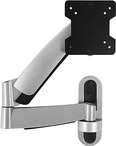 TV Wall Mount For Monitors 13 To 27", Full Motion Articulating Bracket - Silver 1 TV Wall Mount For Monitors 13 To 27", Full Motion Articulating Bracket - Silver