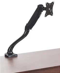 Desktop Monitor Stand W/ Articulating Arm, Fits 13-27" Screen - Black -UZI Business Furniture Shop lmgas1arm.ra2 preview