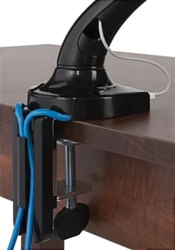 Desktop Monitor Stand W/ Articulating Arm, Fits 13-27" Screen - Black -UZI Business Furniture Shop lmgas1arm.ra3 preview