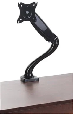 Desktop Monitor Stand W/ Articulating Arm, Fits 13-27" Screen - Black