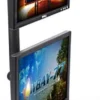 Vertical Monitor Stand Can Mount Two 13"-27" Flat Screen Displays
