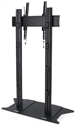 TV Stand For Floor With Flat Base, Fits 50”-110” Monitors, Tilting Bracket- Black -UZI Business Furniture Shop lpgp110b.ra2 preview