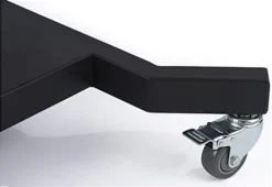 TV Stand For Floor With Wheels, Fits 50”-110” Monitors, Tilting Bracket - Black -UZI Business Furniture Shop lpgp110bw.ra4 preview