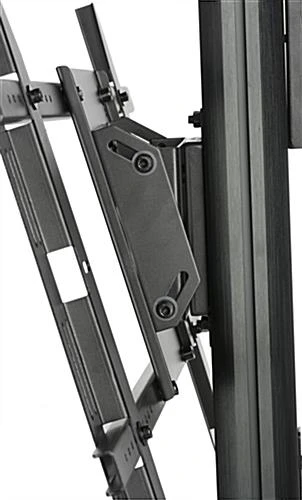 Dual TV Stand W/ Power Outlets, (2) 30 - 60" Screens, Wheels & Camera Mount – Black 5 Dual TV Stand W/ Power Outlets, (2) 30 - 60" Screens, Wheels & Camera Mount – Black - Image 5