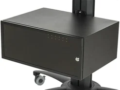 Dual TV Stand W/ Storage, (2) 30 - 60" Screens, Power Outlets, Camera Mount – Black -UZI Business Furniture Shop lpgp36wb2c.ra8 preview