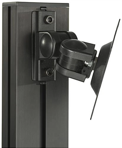 Rolling TV Stand, Fits 10-24" Screens, Power Outlets, CPU Holder & Shelf – Black 5 Rolling TV Stand, Fits 10-24" Screens, Power Outlets, CPU Holder & Shelf – Black - Image 5