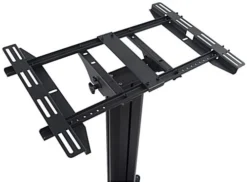 TV Stand For Floor With Flat Base, Fits 32”-55” Monitors, Tilting Bracket- Black -UZI Business Furniture Shop lpgplobb.ra4 preview