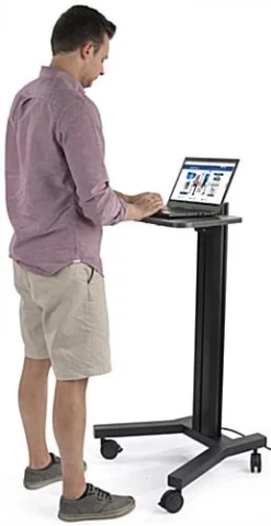 Height Adjustable Laptop Stand, Wheeled, Integrated Power Outlets- Black 13 Height Adjustable Laptop Stand, Wheeled, Integrated Power Outlets- Black -UZI Business Furniture Shop lpgpnbct1.ra6 preview