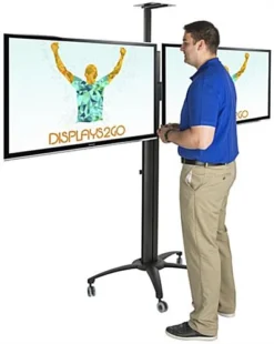 Dual TV Stand With Portable Case, Fits Monitors 30 - 60-Inch, Camera Mount – Black 15 Dual TV Stand With Portable Case, Fits Monitors 30 - 60-Inch, Camera Mount – Black -UZI Business Furniture Shop lpgpwbc2s.ra7 preview